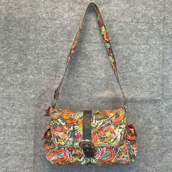 KALENCOM New Orleans Diaper Bag with Pouch One Size Multicolor Paisley Laminated - Picture 2 of 15